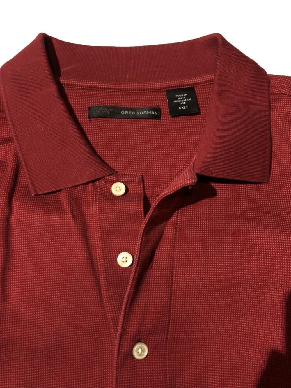 Greg Norman XXLT Golf Polo Shirt Men Red